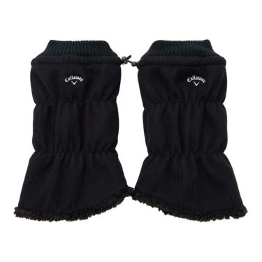 キャロウェイ Callaway　レディース リバーシブル ショート レッグウォーマー C25298207 1010 ブラック　2025年モデル ブラック