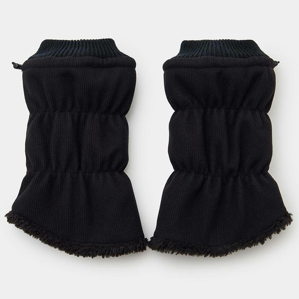 キャロウェイ Callaway　レディース リバーシブル ショート レッグウォーマー C25298207 1010 ブラック　2025年モデル ブラック 詳細2