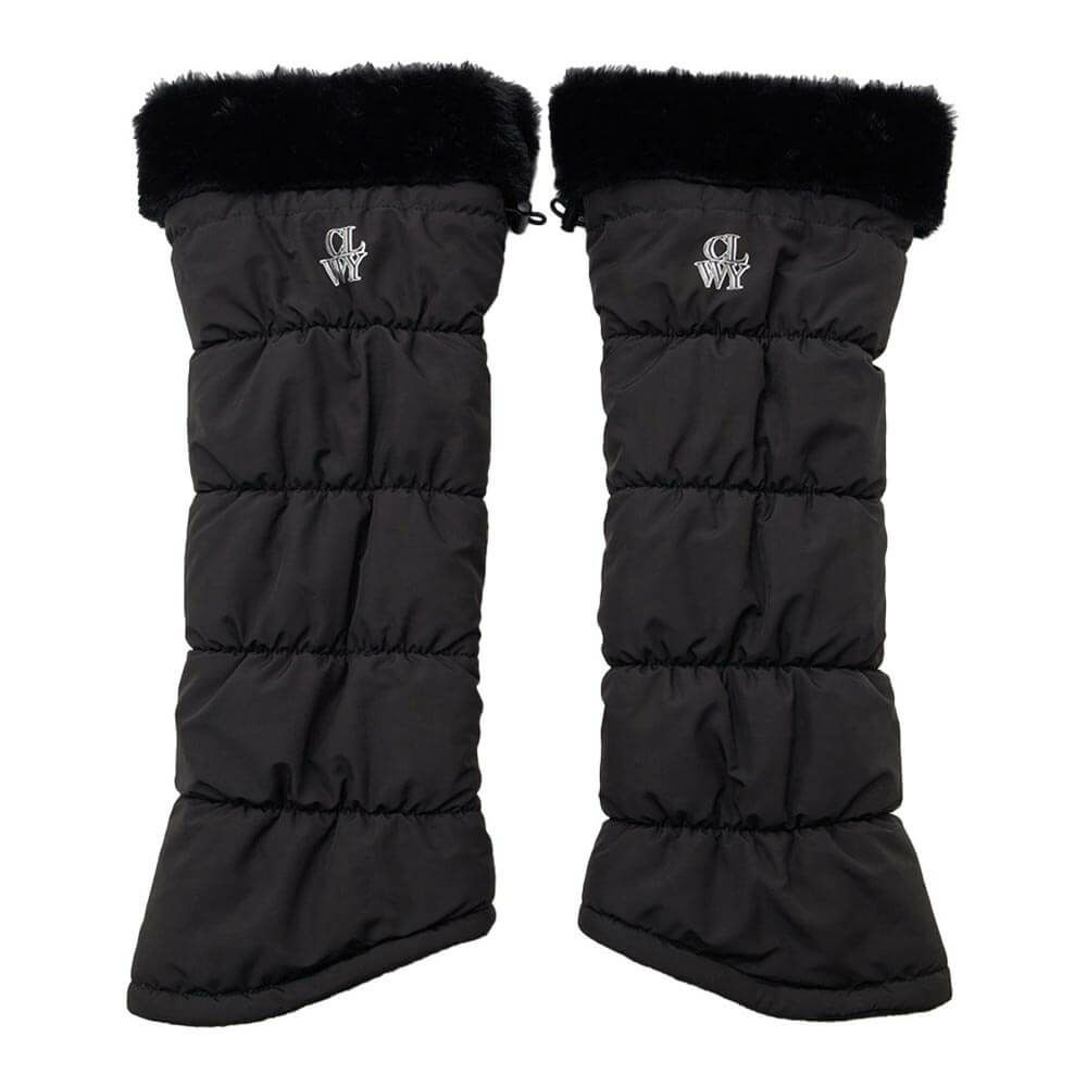 キャロウェイ Callaway　レディース 裏フリース レッグウォーマー C25298209 1010 ブラック　2025年モデル ブラック