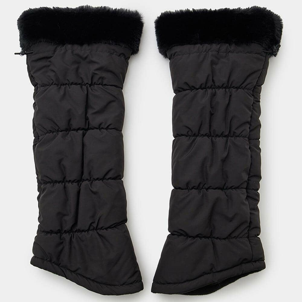 キャロウェイ Callaway　レディース 裏フリース レッグウォーマー C25298209 1010 ブラック　2025年モデル ブラック 詳細2