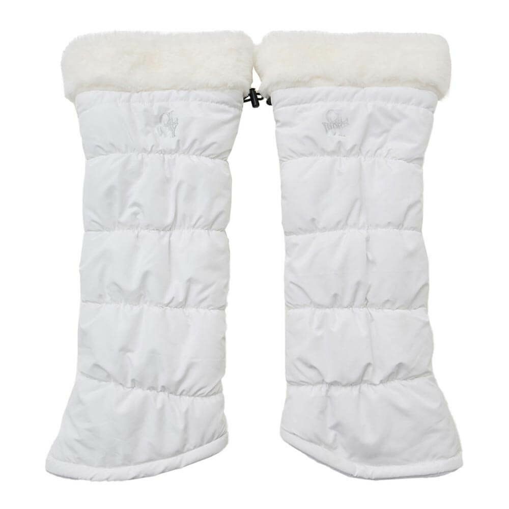 キャロウェイ Callaway　レディース 裏フリース レッグウォーマー C25298209 1030 ホワイト　2025年モデル ホワイト