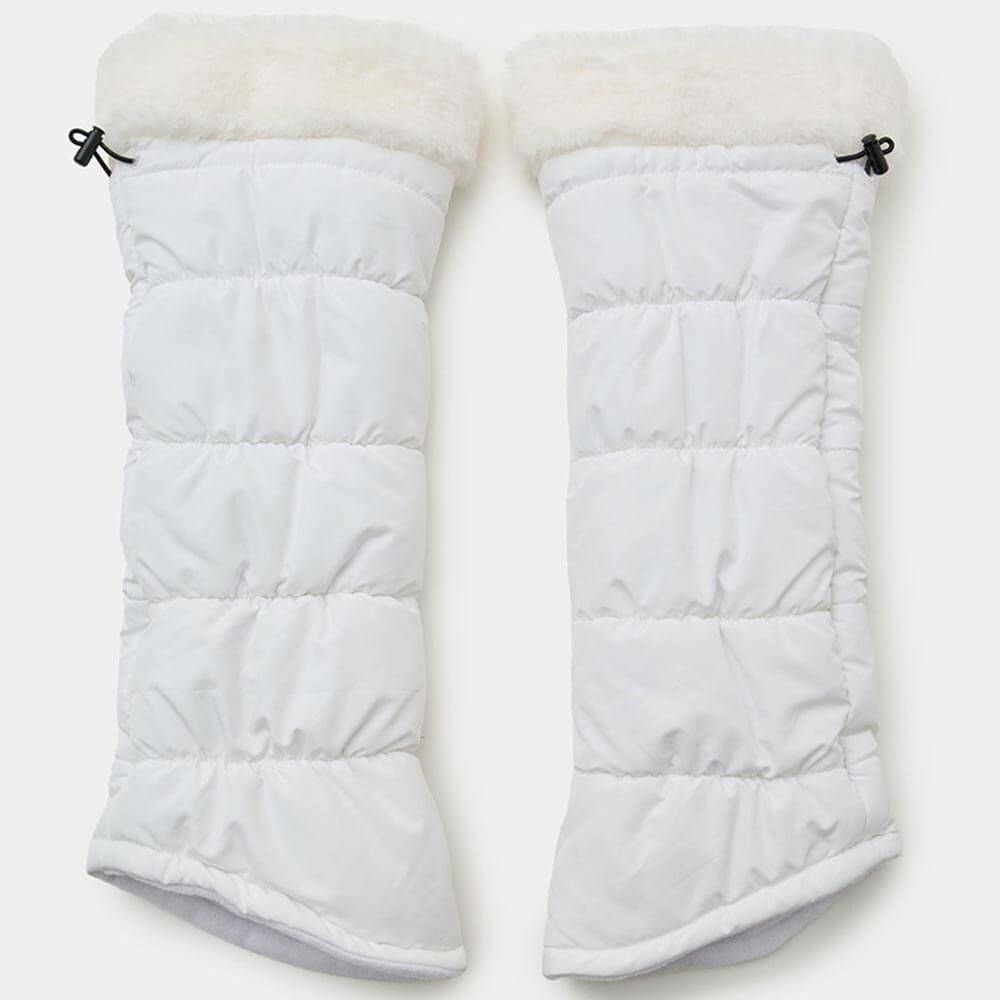 キャロウェイ Callaway　レディース 裏フリース レッグウォーマー C25298209 1030 ホワイト　2025年モデル ホワイト 詳細2