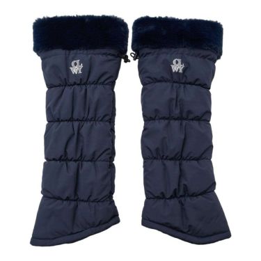 キャロウェイ Callaway　レディース 裏フリース レッグウォーマー C25298209 1120 ネイビー　2025年モデル ネイビー