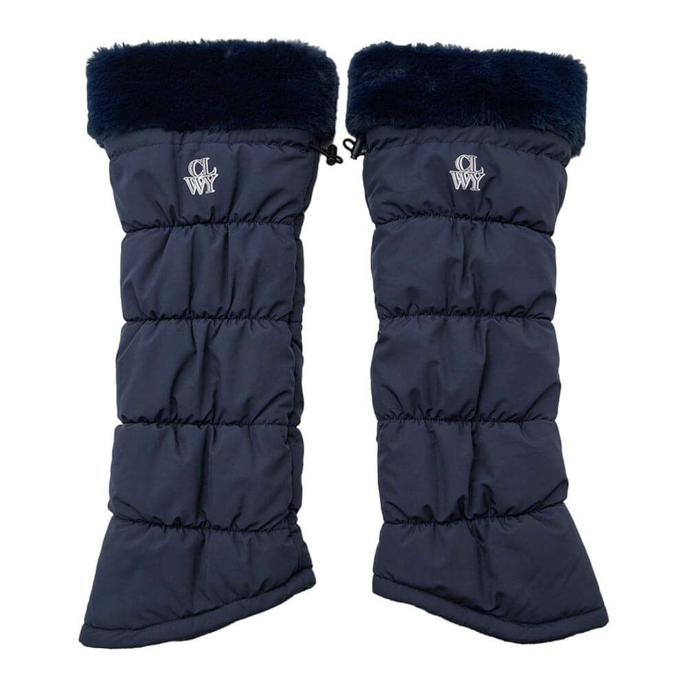 キャロウェイ Callaway　レディース 裏フリース レッグウォーマー C25298209 1120 ネイビー　2025年モデル ネイビー