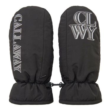 キャロウェイ Callaway　レディース カイロポケット付き 両手用 ミトン C25298211 1010 ブラック　2025年モデル ブラック