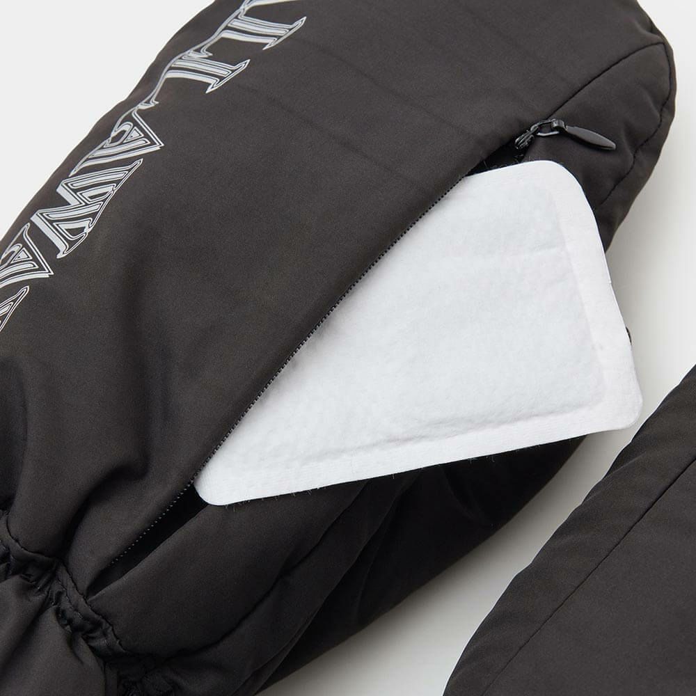 キャロウェイ Callaway　レディース カイロポケット付き 両手用 ミトン C25298211 1010 ブラック　2025年モデル ブラック 詳細4