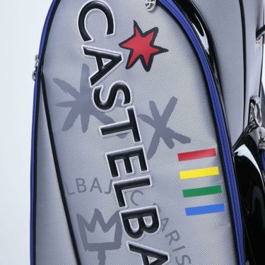 カステルバジャック　メンズ ロゴデザイン キャディバッグ CBC036 SI シルバー　2025年モデル シルバー 詳細2