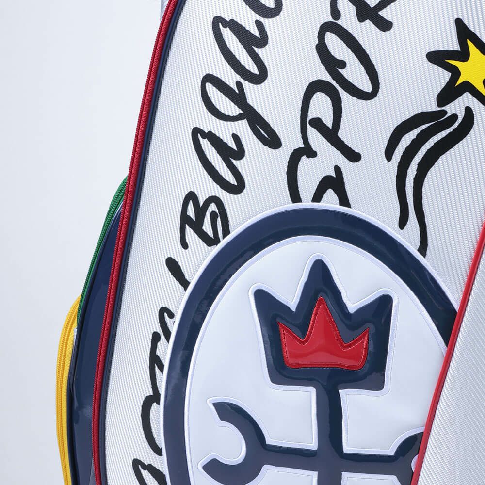 カステルバジャック　メンズ ロゴデザイン キャディバッグ CBC036 WH ホワイト　2025年モデル ホワイト 詳細4