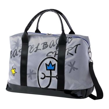 カステルバジャック　メンズ ロゴデザイン ボストンバッグ CBB036 SI シルバー　2025年モデル シルバー