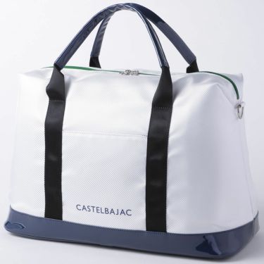 カステルバジャック　メンズ ロゴデザイン ボストンバッグ CBB036 WH ホワイト　2025年モデル ホワイト 詳細2
