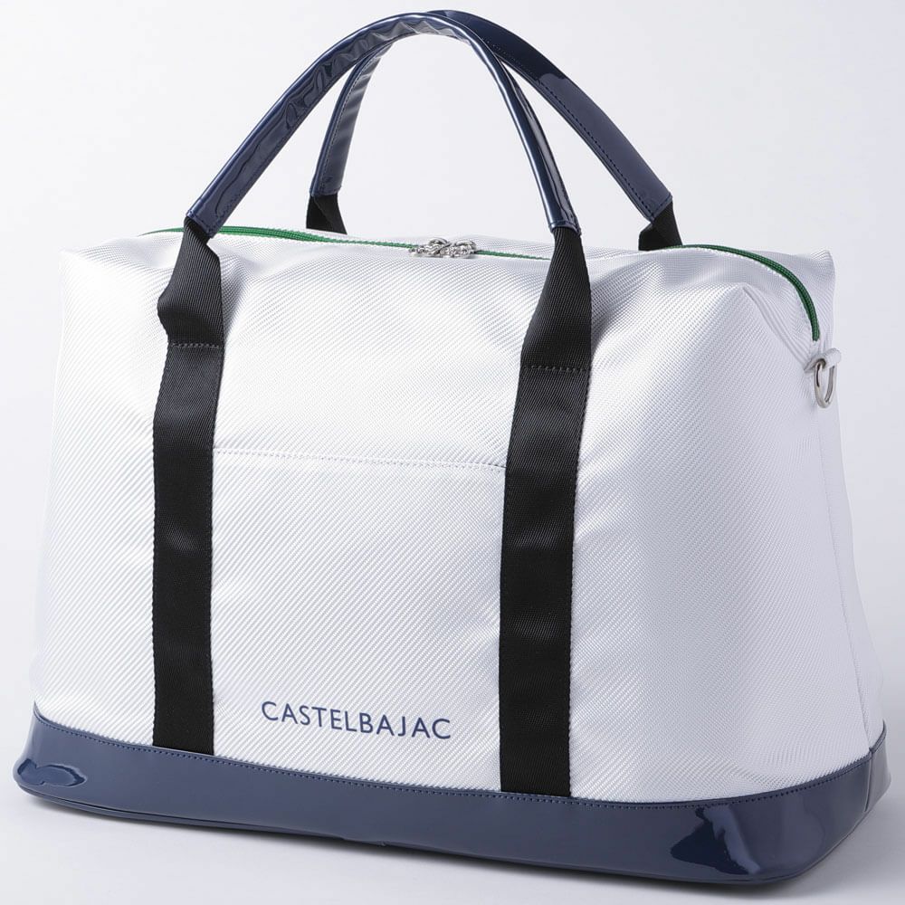 カステルバジャック　メンズ ロゴデザイン ボストンバッグ CBB036 WH ホワイト　2025年モデル ホワイト 詳細2