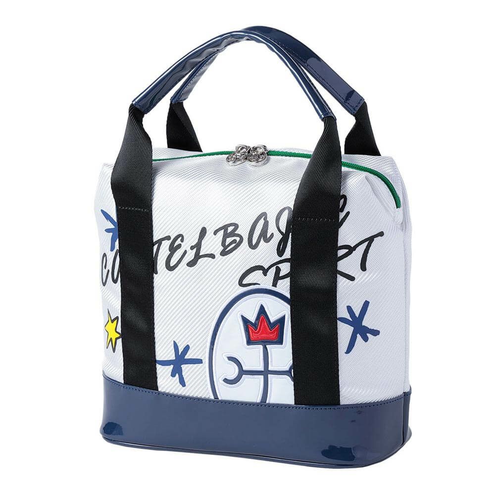 カステルバジャック　メンズ ロゴデザイン カートバッグ CBZ036 WH ホワイト　2025年モデル ホワイト