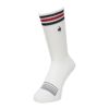 ルコック Le coq sportif　メンズ レギュラー丈 ソックス LG5FSO02M WH00 ホワイト　2025年モデル ホワイト