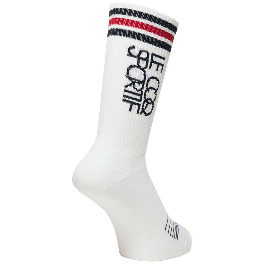 ルコック Le coq sportif　メンズ レギュラー丈 ソックス LG5FSO02M WH00 ホワイト　2025年モデル ホワイト 詳細2