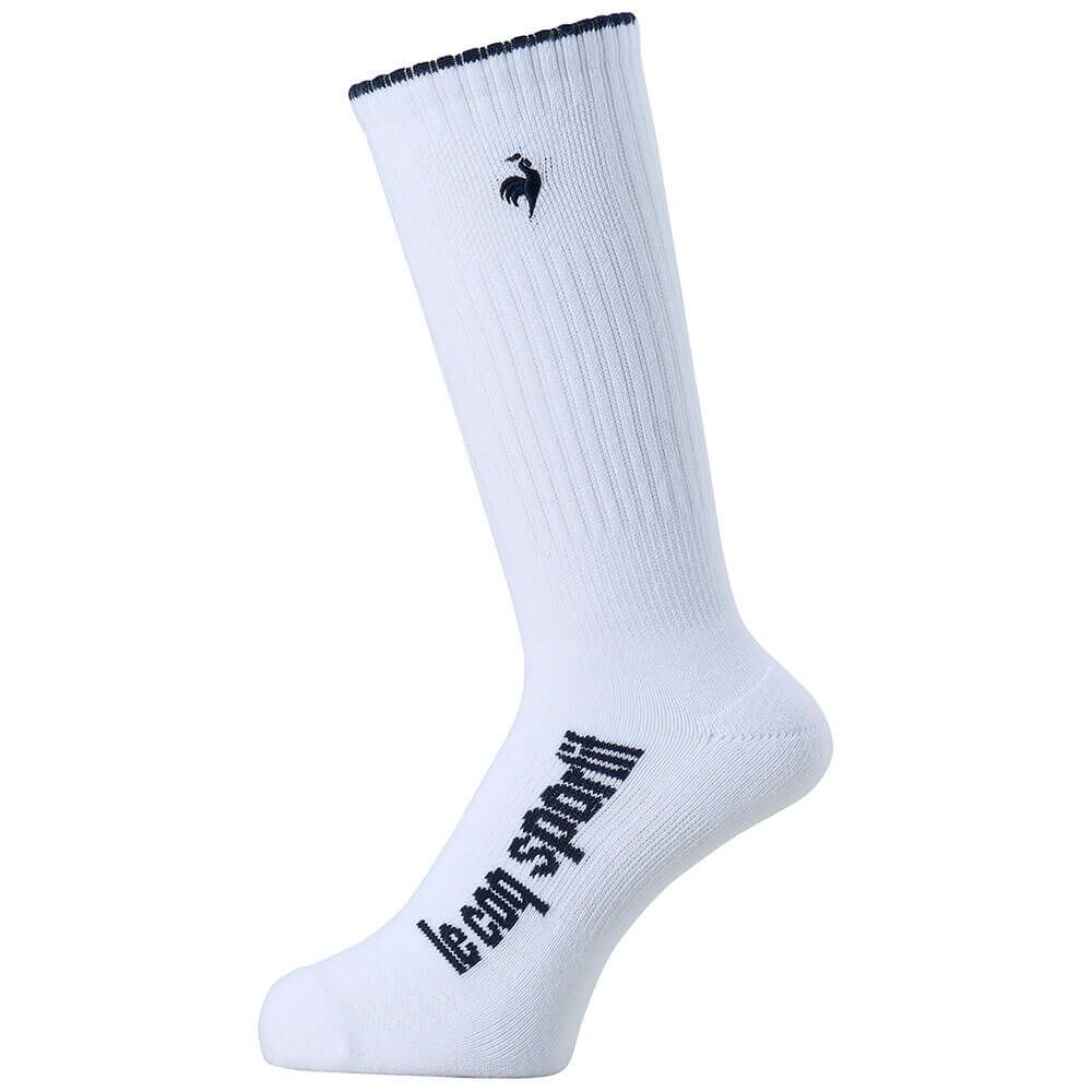 ルコック Le coq sportif　メンズ ロゴデザイン ソックス LG5SSO00M WH00 ホワイト　2025年モデル ホワイト 詳細2