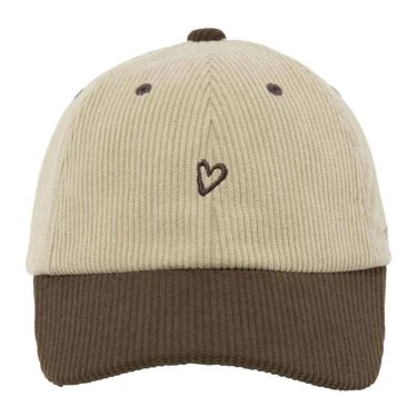 ルコック Le coq sportif　レディース コーデュロイ キャップ LG5FCP03L BG00 ベージュ　2025年モデル ベージュ