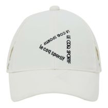 ルコック Le coq sportif　メンズ 撥水 キャップ LG5FCP05M WH00 ホワイト　2025年モデル