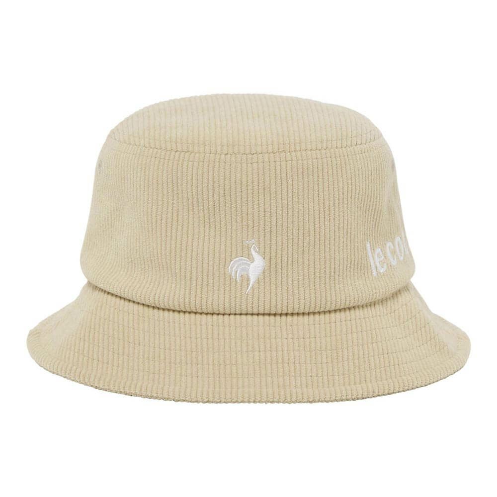 ルコック Le coq sportif　レディース コーデュロイ ハット LG5FCP71L BG00 ベージュ　2025年モデル ベージュ