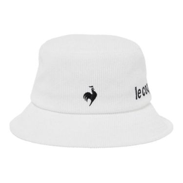 ルコック Le coq sportif　レディース コーデュロイ ハット LG5FCP71L WH00 ホワイト　2025年モデル ホワイト