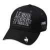 ルコック Le coq sportif　メンズ ロゴ キャップ LG5SCP00M BK00 ブラック　2025年モデル ブラック