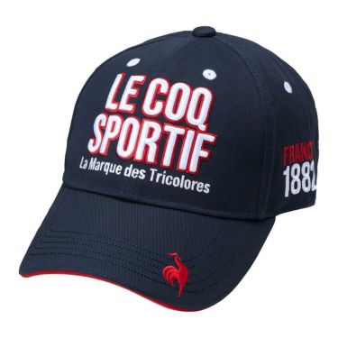 ルコック Le coq sportif　メンズ ロゴ キャップ LG5SCP00M NV00 ネイビー　2025年モデル ネイビー