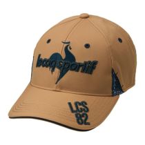 ルコック Le coq sportif　メンズ BIGロゴ ゴルファーズ キャップ LG5SCP04M BG00 ベージュ　2025年モデル