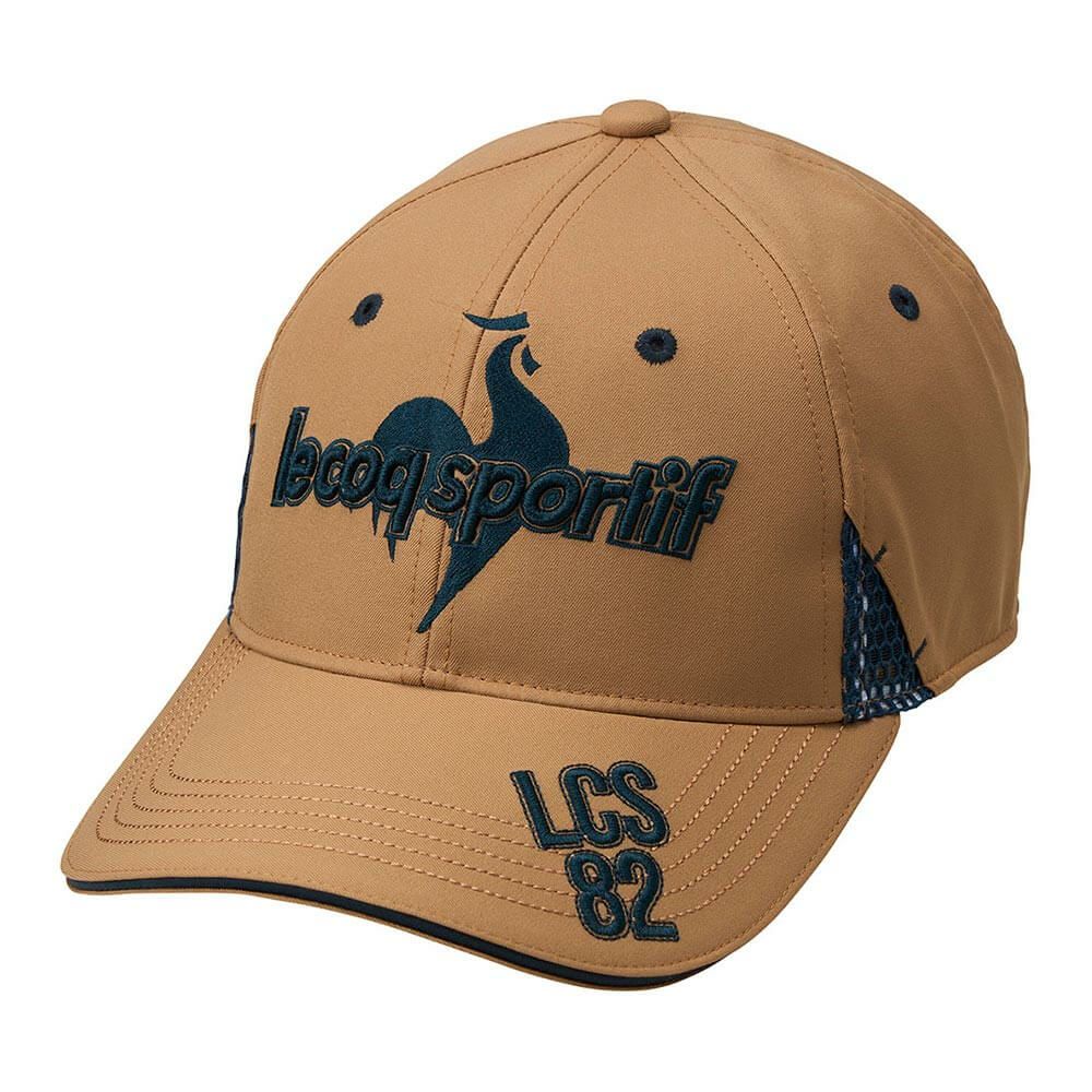 ルコック Le coq sportif　メンズ BIGロゴ ゴルファーズ キャップ LG5SCP04M BG00 ベージュ　2025年モデル ベージュ