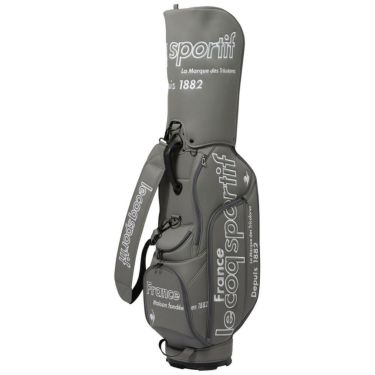 ルコック Le coq sportif　メンズ グラフィックデザイン キャディバッグ LG4FCB02M GY00 グレー　2025年モデル グレー 詳細2