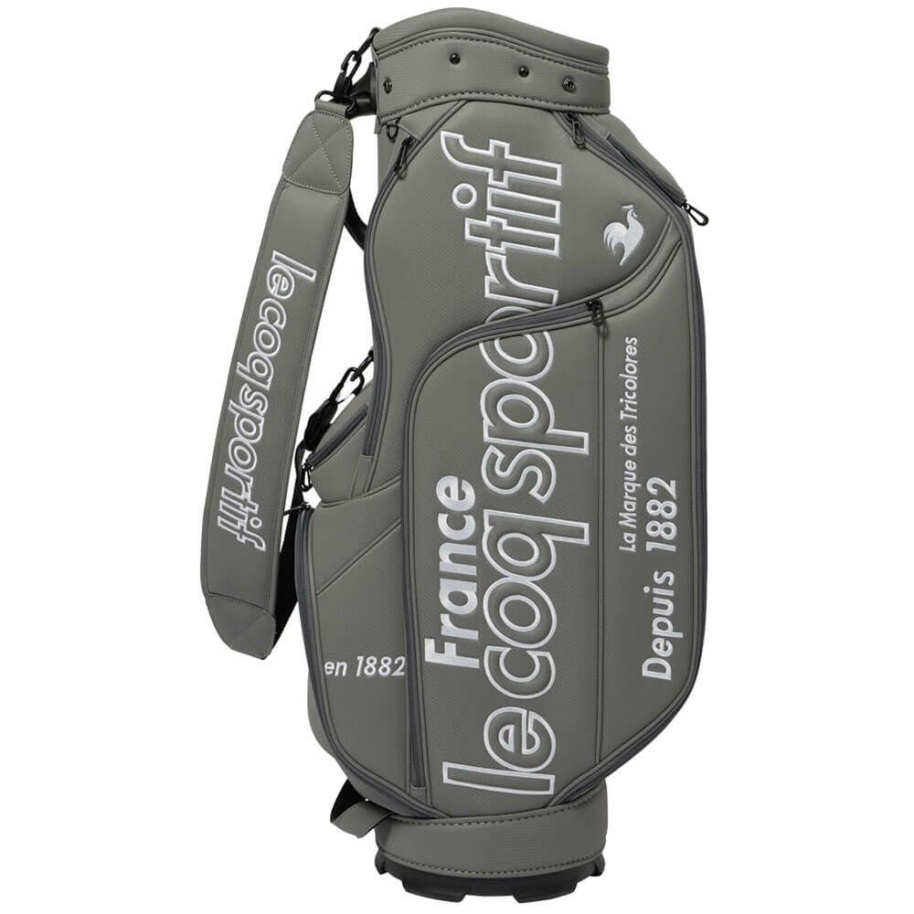 ルコック Le coq sportif　メンズ グラフィックデザイン キャディバッグ LG4FCB02M GY00 グレー　2025年モデル グレー 詳細3
