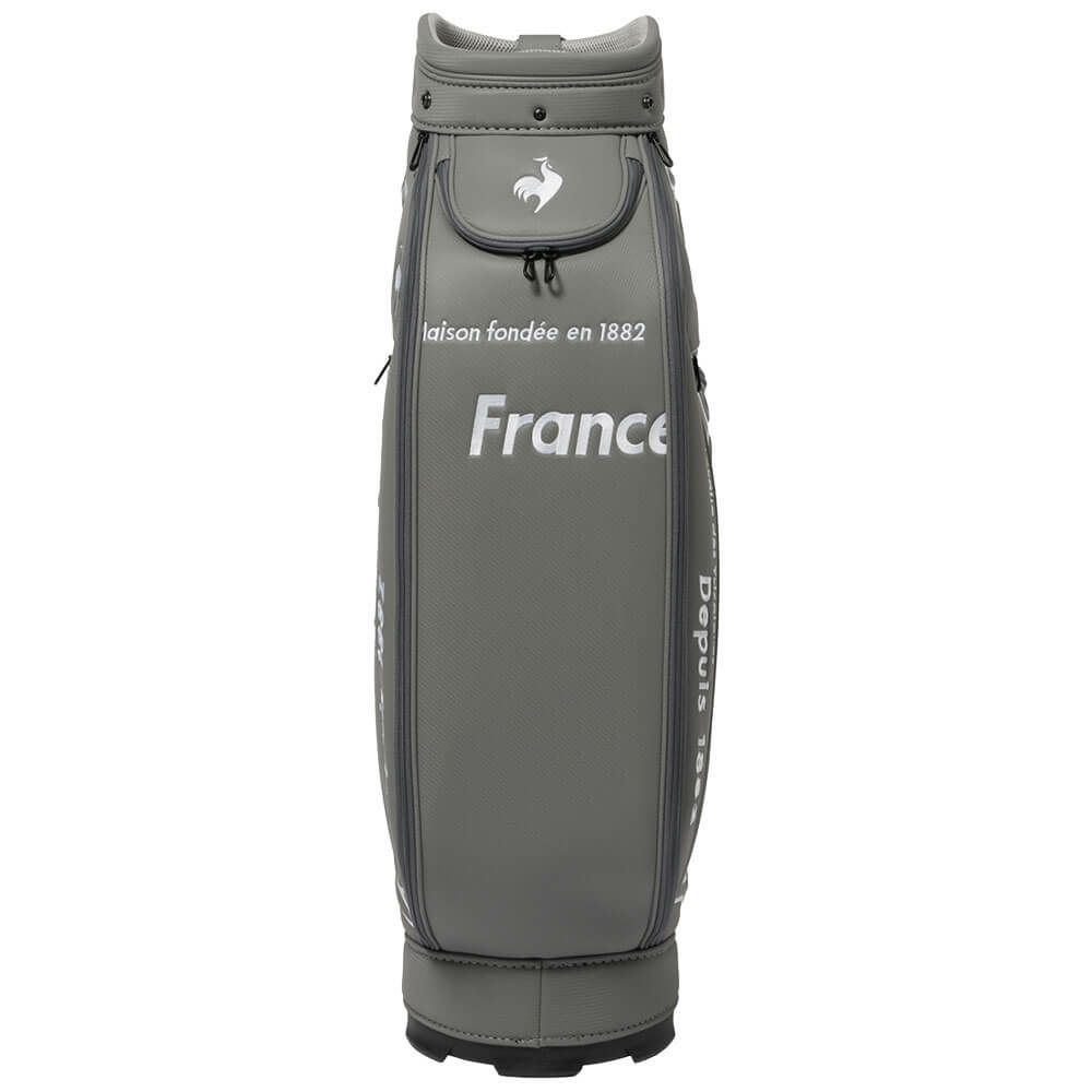 ルコック Le coq sportif　メンズ グラフィックデザイン キャディバッグ LG4FCB02M GY00 グレー　2025年モデル グレー 詳細4