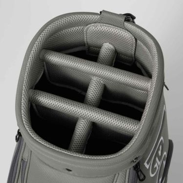 ルコック Le coq sportif　メンズ グラフィックデザイン キャディバッグ LG4FCB02M GY00 グレー　2025年モデル グレー 詳細5