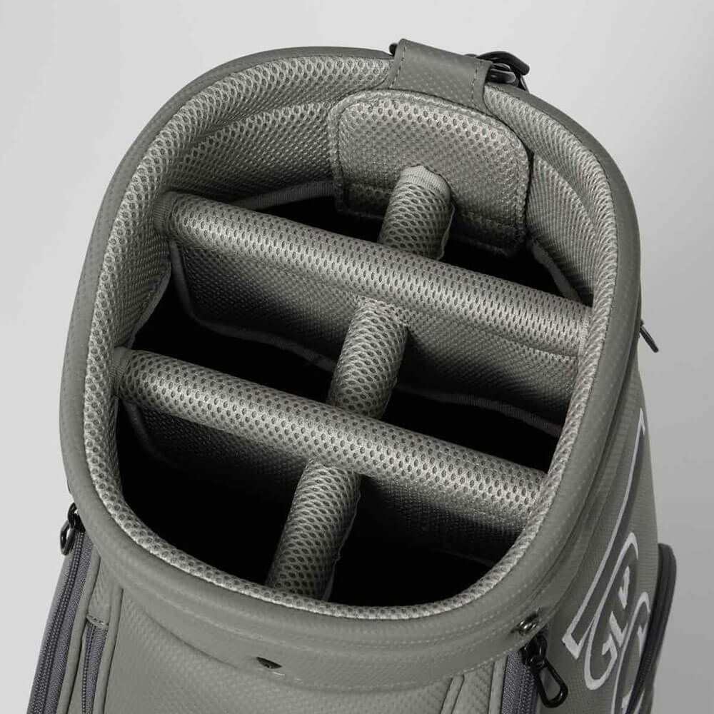 ルコック Le coq sportif　メンズ グラフィックデザイン キャディバッグ LG4FCB02M GY00 グレー　2025年モデル グレー 詳細5