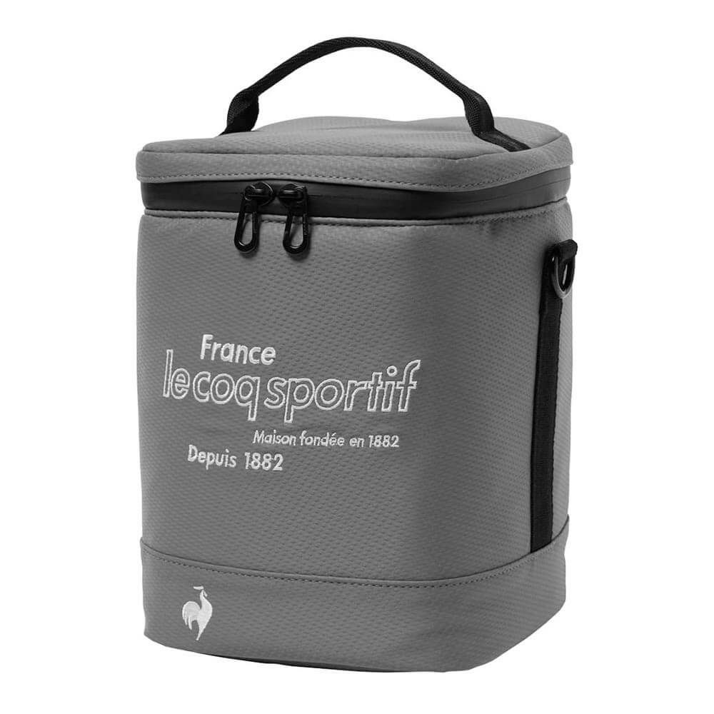 ルコック Le coq sportif　メンズ 保温保冷機能付き ショルダー付き 縦型ポーチ LG4FTT45M GY00 グレー　2025年モデル グレー