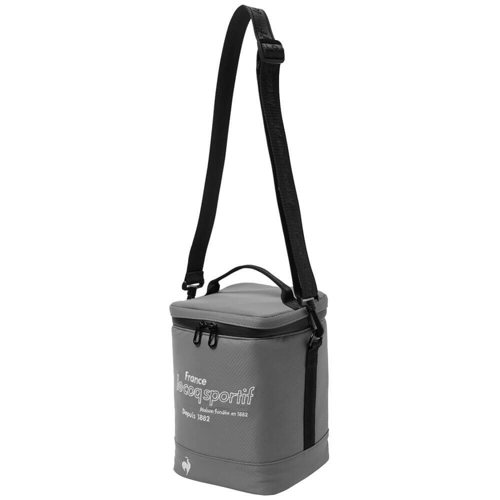 ルコック Le coq sportif　メンズ 保温保冷機能付き ショルダー付き 縦型ポーチ LG4FTT45M GY00 グレー　2025年モデル グレー 詳細3