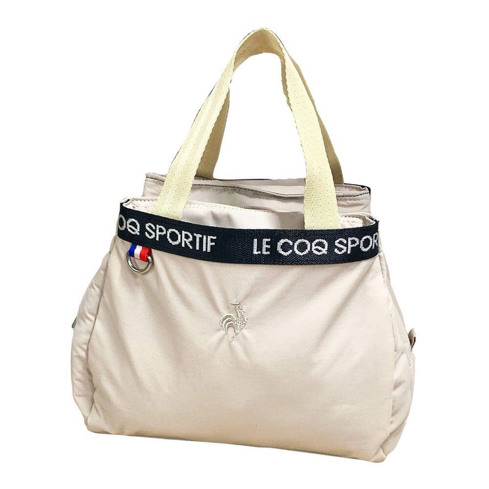 ルコック Le coq sportif　レディース あおりポケット ナイロン カートポーチ LG5FTT45L BG00 ベージュ　2025年モデル ベージュ