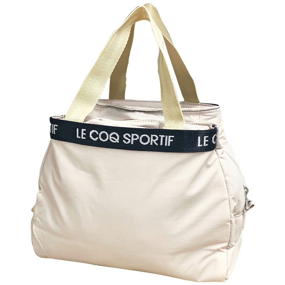 ルコック Le coq sportif　レディース あおりポケット ナイロン カートポーチ LG5FTT45L BG00 ベージュ　2025年モデル ベージュ 詳細2