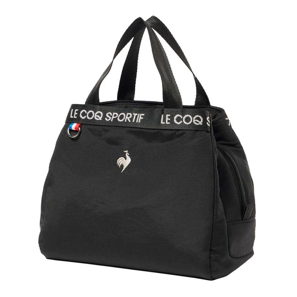 ルコック Le coq sportif　レディース あおりポケット ナイロン カートポーチ LG5FTT45L BK00 ブラック　2025年モデル ブラック