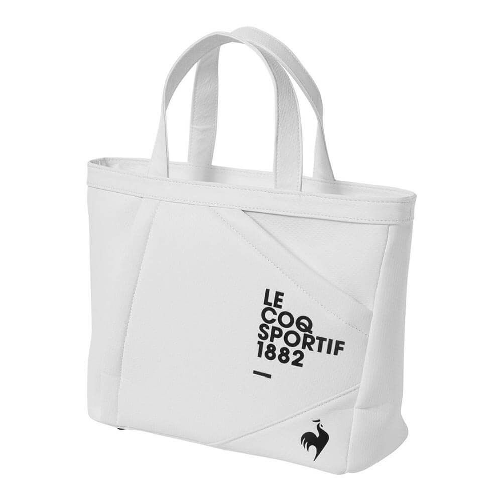 ルコック Le coq sportif　メンズ トライアングルデザイン カートポーチ LG5FTT47M WH00 ホワイト　2025年モデル ホワイト