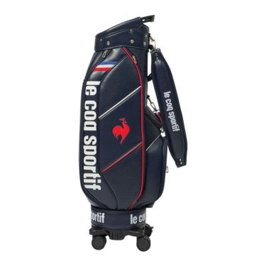 ルコック Le coq sportif　ユニセックス 取り外し可能キャスター付き キャディバッグ LG5FCB00U NV00 ネイビー　2025年モデル ネイビー