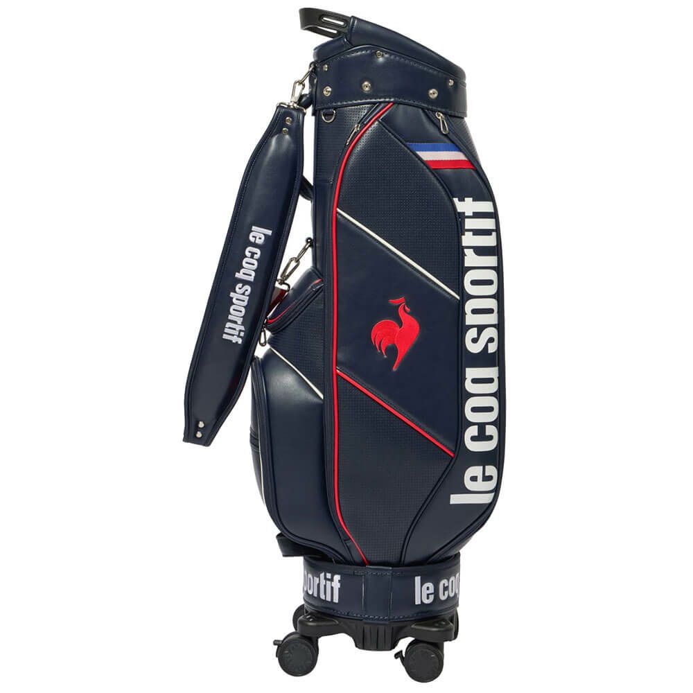 ルコック Le coq sportif　ユニセックス 取り外し可能キャスター付き キャディバッグ LG5FCB00U NV00 ネイビー　2025年モデル ネイビー 詳細3