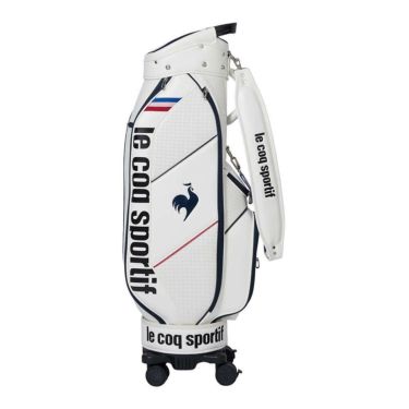 ルコック Le coq sportif　ユニセックス 取り外し可能キャスター付き キャディバッグ LG5FCB00U WH00 ホワイト　2025年モデル ホワイト