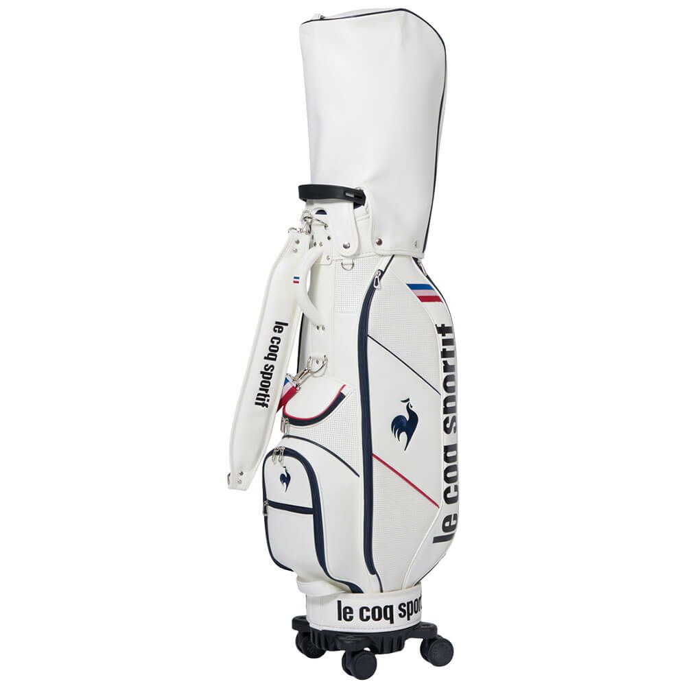 ルコック Le coq sportif　ユニセックス 取り外し可能キャスター付き キャディバッグ LG5FCB00U WH00 ホワイト　2025年モデル ホワイト 詳細2