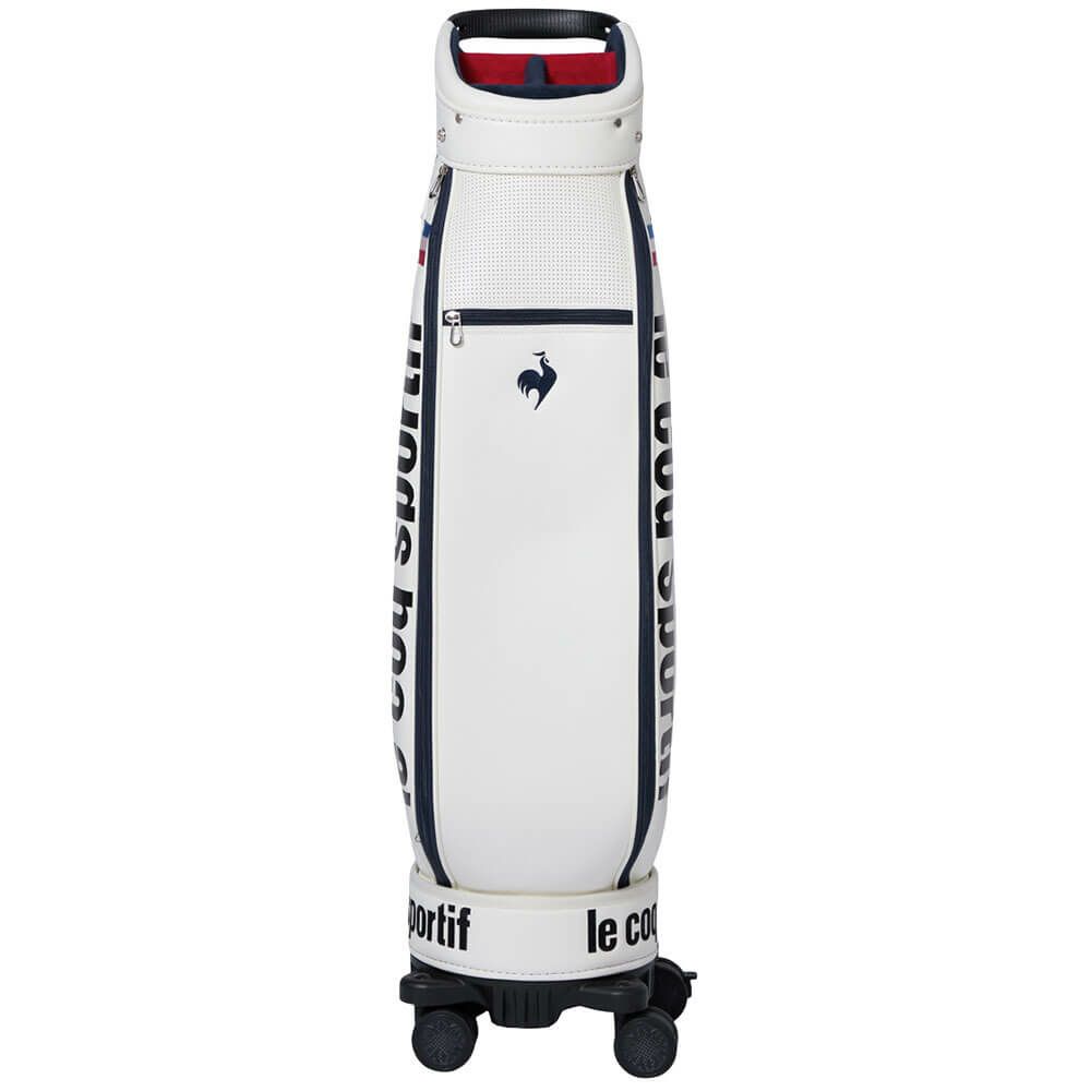 ルコック Le coq sportif　ユニセックス 取り外し可能キャスター付き キャディバッグ LG5FCB00U WH00 ホワイト　2025年モデル ホワイト 詳細4