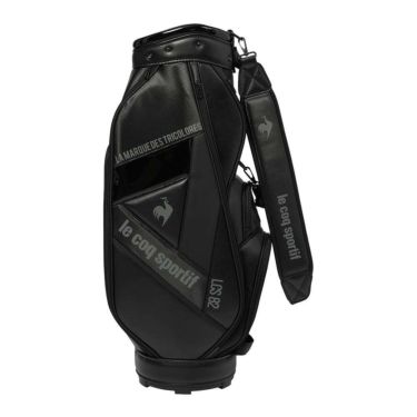 ルコック Le coq sportif　メンズ アーカイブデザイン キャディバッグ LG5FCB01M BK00 ブラック　2025年モデル ブラック