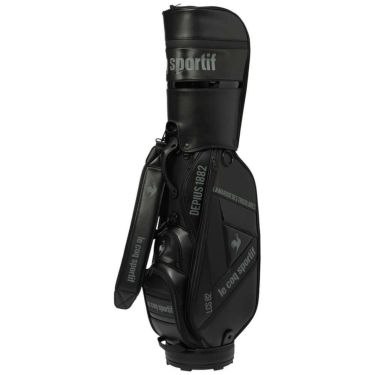 ルコック Le coq sportif　メンズ アーカイブデザイン キャディバッグ LG5FCB01M BK00 ブラック　2025年モデル ブラック 詳細2