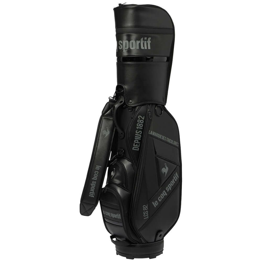 ルコック Le coq sportif　メンズ アーカイブデザイン キャディバッグ LG5FCB01M BK00 ブラック　2025年モデル ブラック 詳細2
