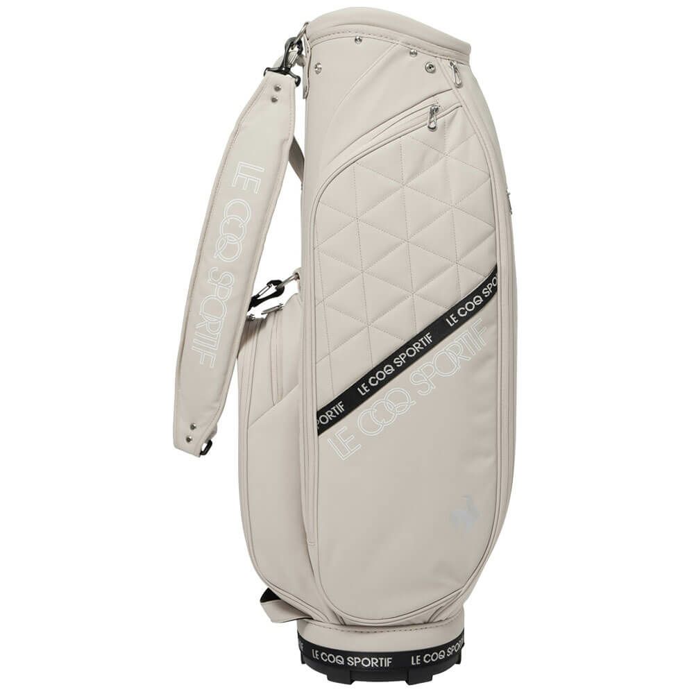 ルコック Le coq sportif　レディース キルティングデザイン キャディバッグ LG5FCB01L BG00 ベージュ　2025年モデル ベージュ 詳細3