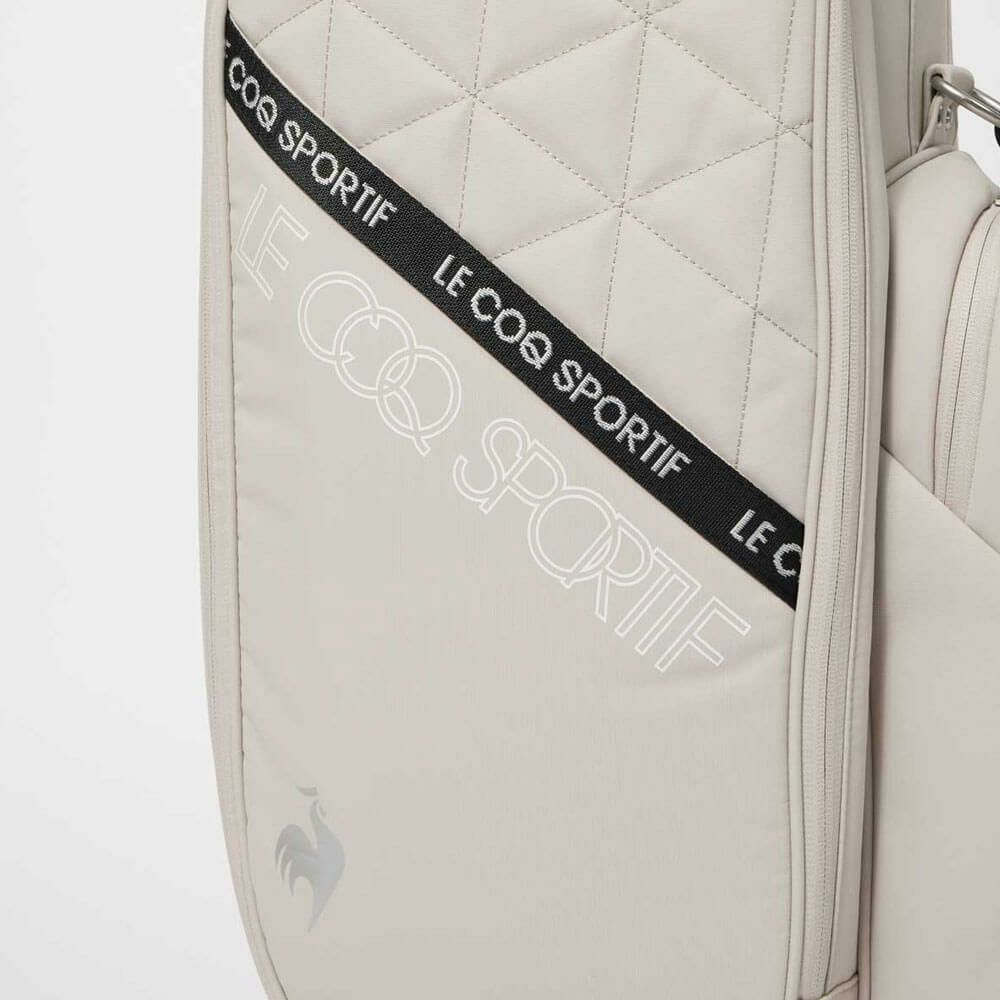 ルコック Le coq sportif　レディース キルティングデザイン キャディバッグ LG5FCB01L BG00 ベージュ　2025年モデル ベージュ 詳細6