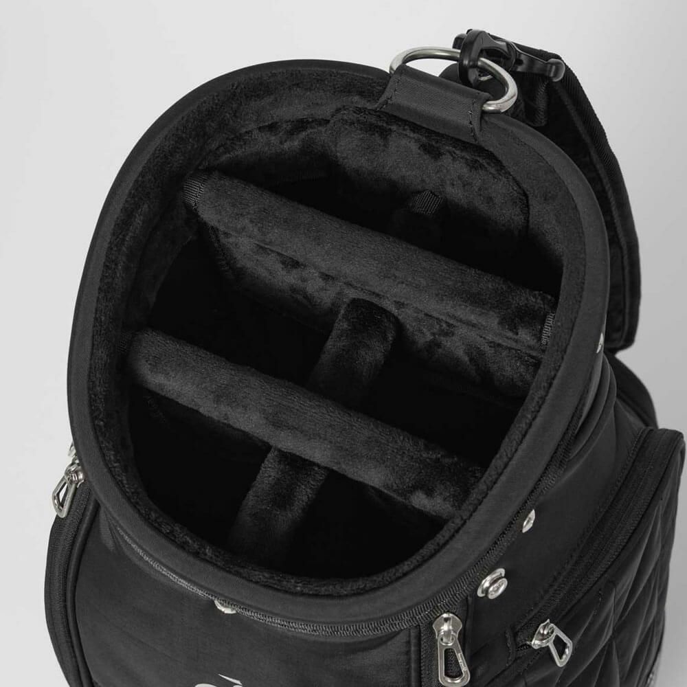 ルコック Le coq sportif　レディース キルティングデザイン キャディバッグ LG5FCB01L BK00 ブラック　2025年モデル ブラック 詳細5