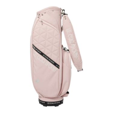 ルコック Le coq sportif　レディース キルティングデザイン キャディバッグ LG5FCB01L PK00 ピンク　2025年モデル ピンク
